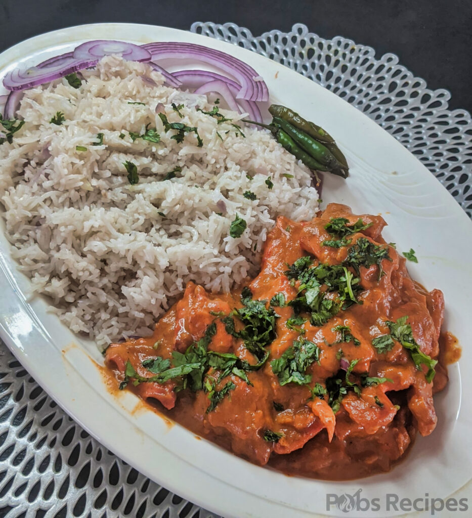 Butter Chicken Curry Dish