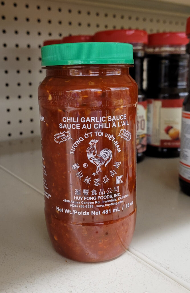 Chili garlic sauce