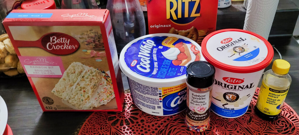 funfetti cake dip ingredients